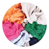 10kg Mixed Colour T-Shirt Rags